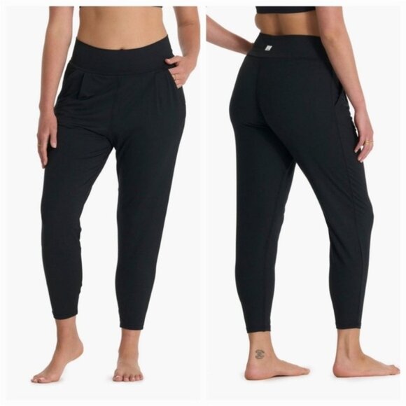 Vuori Lux At Ease Harem Jogger Pants Black Medium - Picture 4 of 6